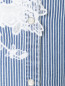 Блуза с узором "полоска" и кружевной аппликацией Ermanno Scervino  –  Деталь