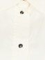 Блуза из шелка с короткими рукавами и нагрудным карманом Jean Paul Gaultier  –  Деталь