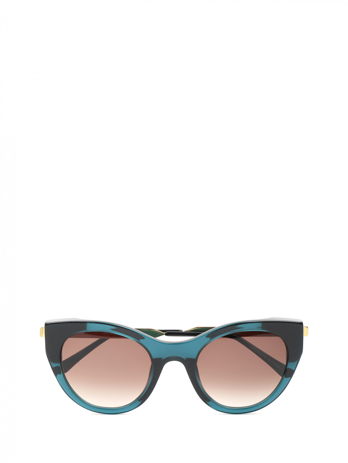 Cолнцезащитные очки в пластиковой оправе Thierry Lasry  –  Общий вид  – Цвет:  Зеленый