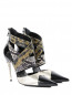 Туфли из фактурной кожи на декоративном каблуке Etro  –  Общий вид