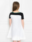 Трикотажное платье с вышивкой Baby Dior  –  Модель Верх-Низ1