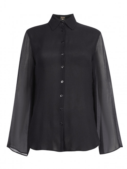 Блуза из прозрачного шелка Jean Paul Gaultier - Общий вид