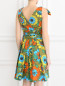 Платье из хлопка с цветочным узором Moschino Couture  –  Модель Верх-Низ1