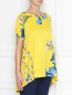 Блуза с цветочным принтом свободного кроя Antonio Marras  –  МодельВерхНиз