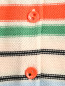 Кардиган из хлопка с цветными полосками Sonia Rykiel  –  Деталь