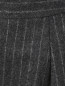 Юбка из шерсти с узором "полоска" Moschino  –  Деталь