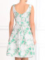 Платье-мини с цветочным узором и поясом P.A.R.O.S.H.  –  Модель Верх-Низ1