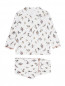 Пижама из хлопка с узором La Perla  –  Общий вид