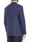 Пиджак из шерсти шелка и льна с карманами Canali  –  МодельВерхНиз1
