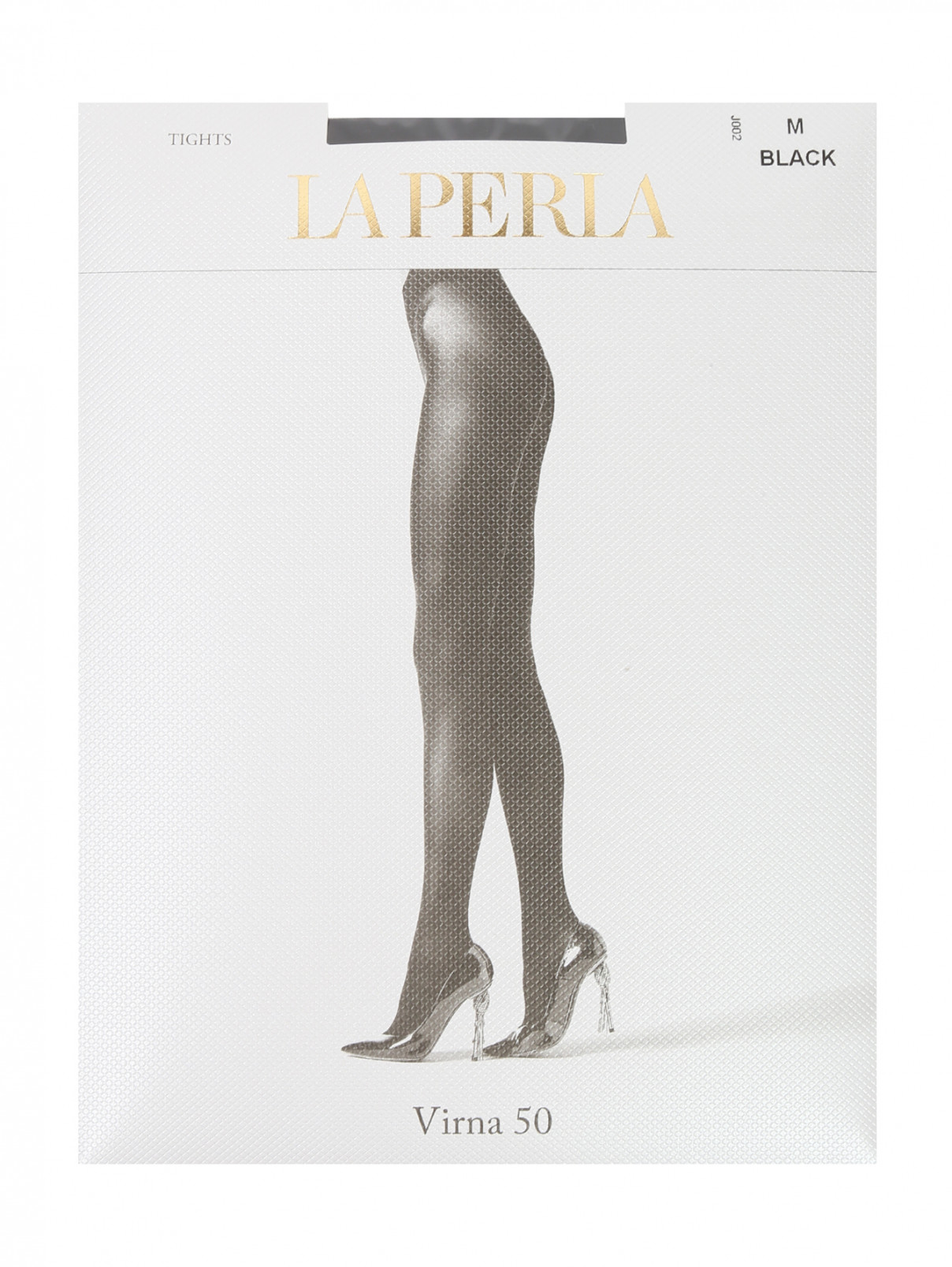Однотонные колготки 50 Den La Perla  –  Общий вид  – Цвет:  Черный