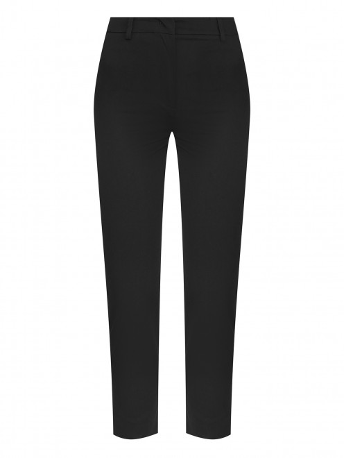 Зауженные брюки из хлопка Weekend Max Mara - Общий вид