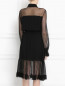 Платье из шелка с полупрозрачной вставкой Michael Kors  –  Модель Верх-Низ1