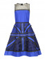Платье из хлопка и шелка с металлической фурнитурой Jean Paul Gaultier  –  Общий вид