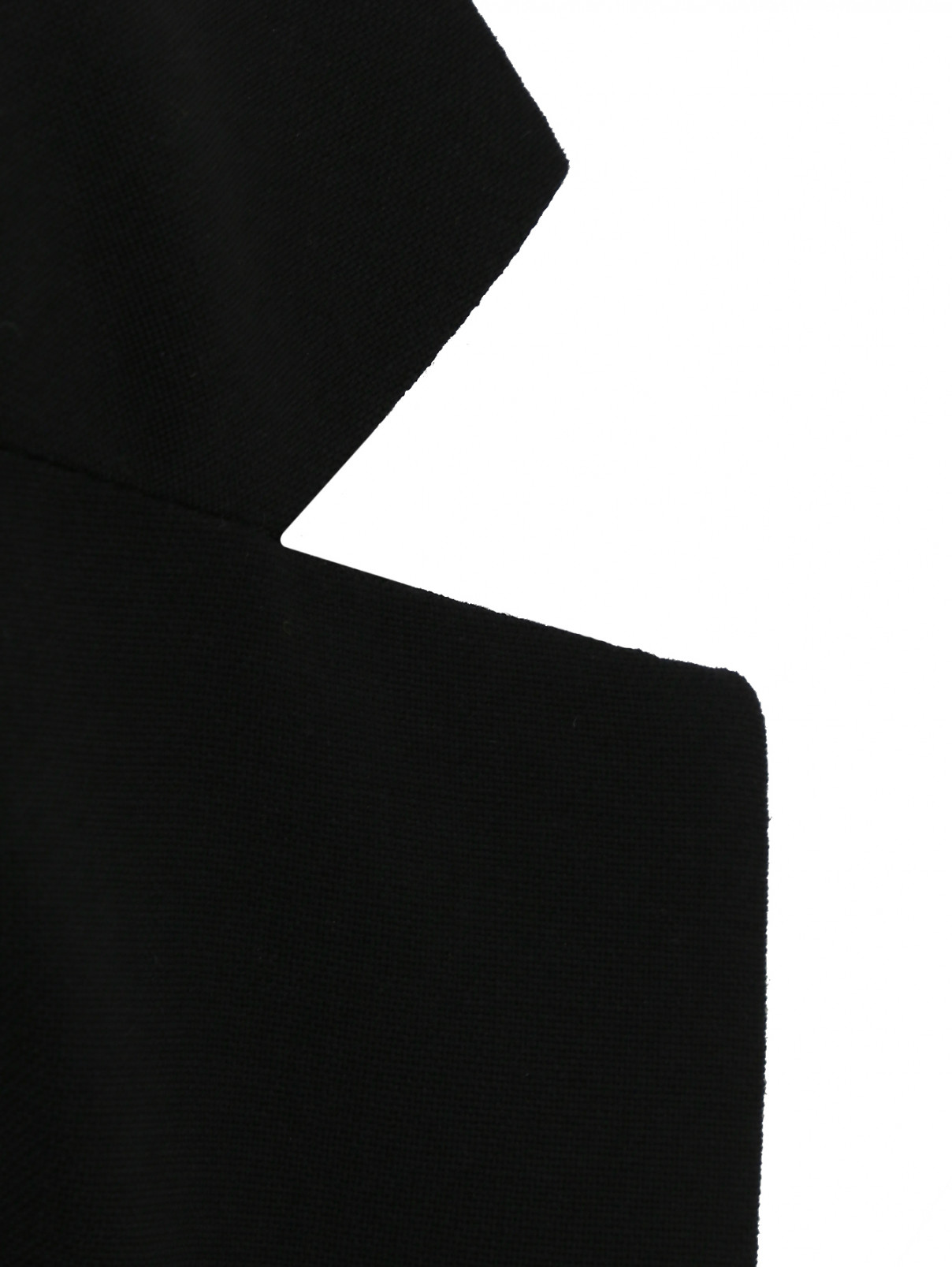 Однобортный жакет с карманами Karl Lagerfeld  –  Деталь1  – Цвет:  Черный