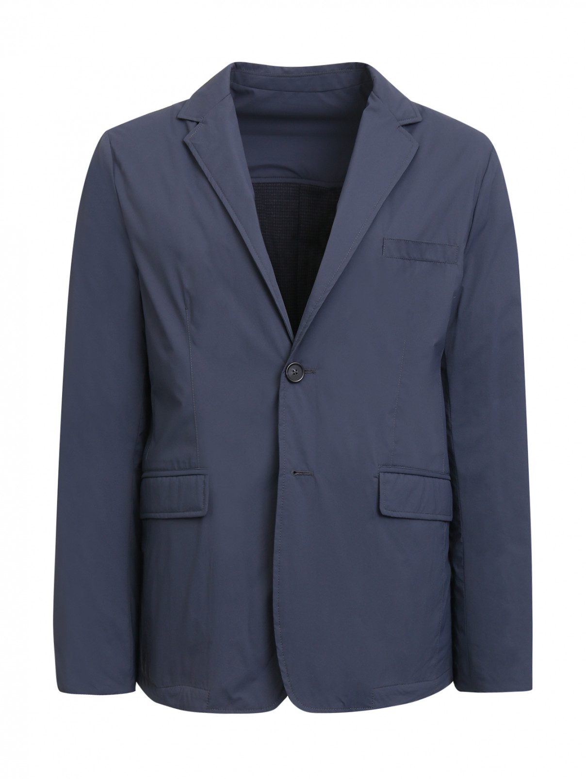 Пиджак однобортный на пуговицах Antonio Marras  –  Общий вид  – Цвет:  Синий