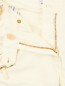 Брюки свободного кроя из хлопка с боковыми карманами Moschino Cheap&Chic  –  Деталь1