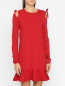 Трикотажное платье с воланами Red Valentino  –  МодельВерхНиз