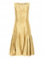 Платье-миди из шелка с объемной юбкой A La Russe  –  Общий вид
