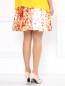 Юбка-солнце из хлопка с цветочным принтом Blugirl  –  Модель Верх-Низ1