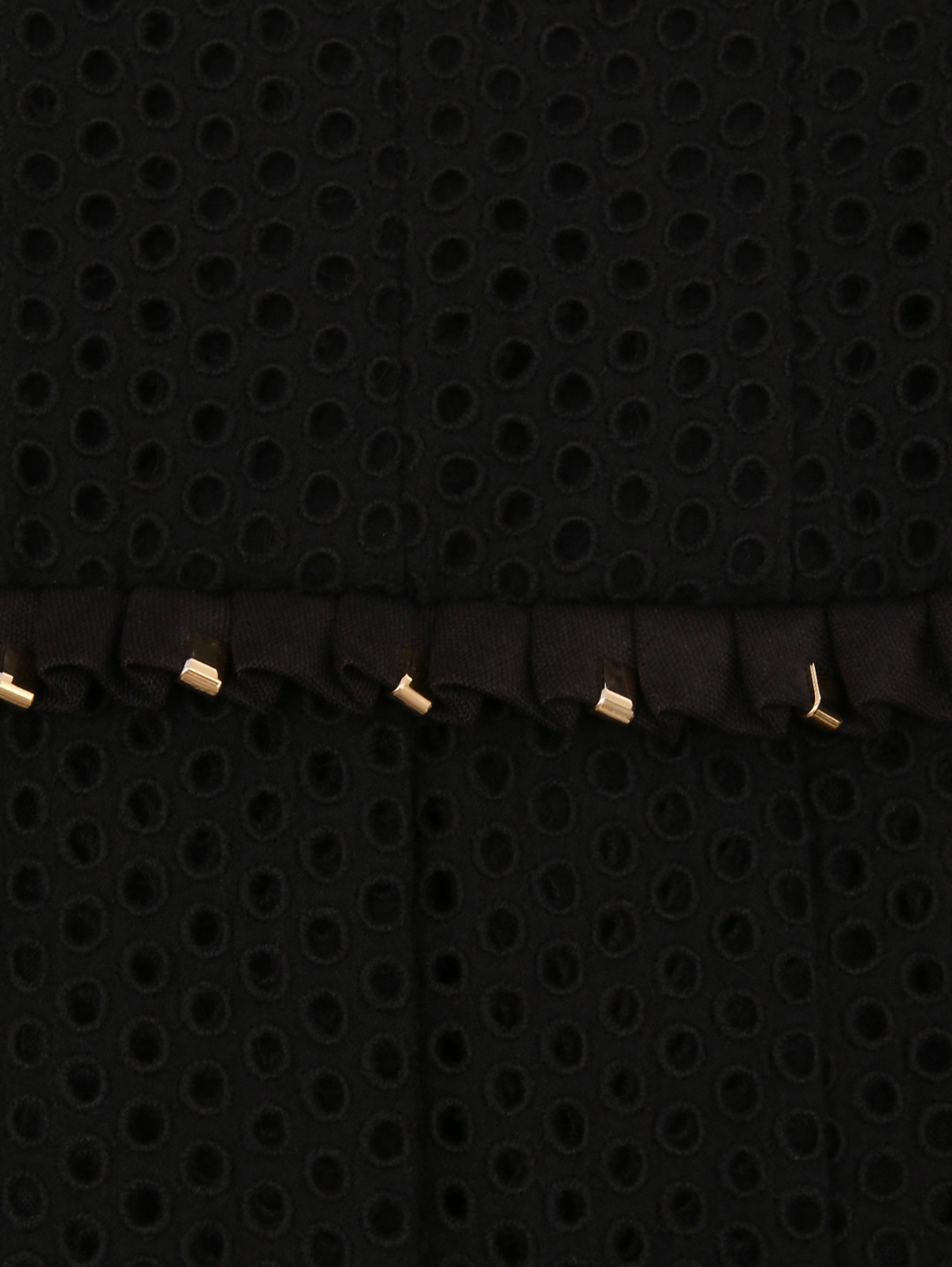 Платье-миди без рукавов с декором Cavalli class  –  Деталь  – Цвет:  Черный