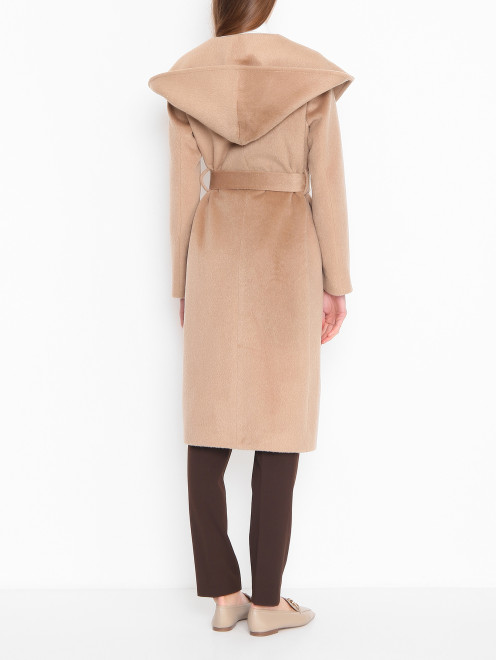 Пальто из смешанной шерсти с капюшоном - МодельВерхНиз2