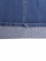 Укороченные джинсы прямого кроя Persona by Marina Rinaldi  –  Деталь2