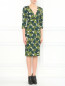 Платье-миди с растительным узором Antonio Berardi  –  Модель Общий вид