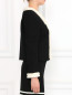 Жакет из шерсти с вязаной вставкой Moschino Boutique  –  Модель Верх-Низ2