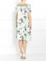 Платье-миди из вискозы свободного кроя с цветочным узором Antonio Marras  –  Модель Верх-Низ1