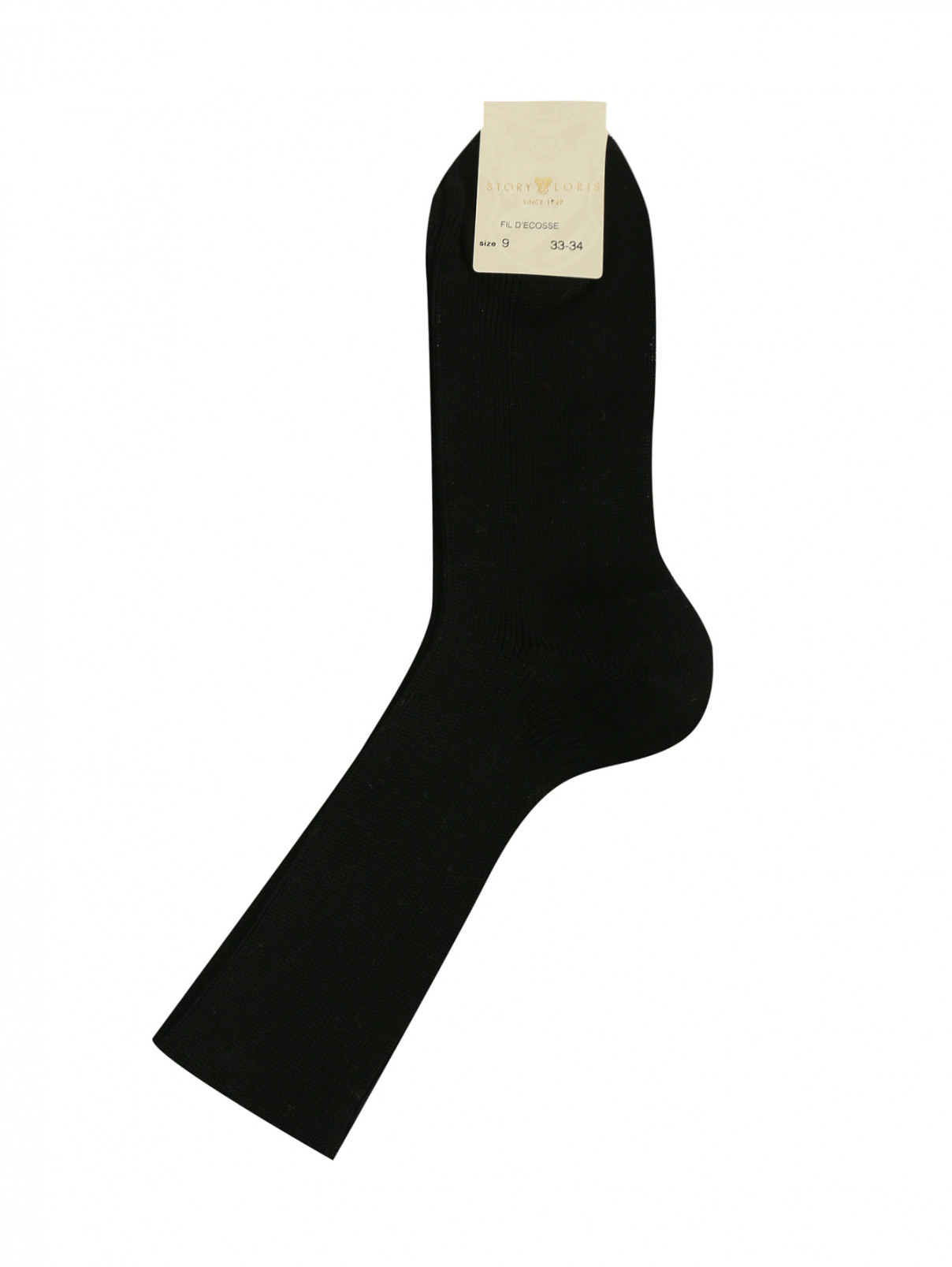 Набор носков из хлопка Story Loris  –  Общий вид  – Цвет:  Черный