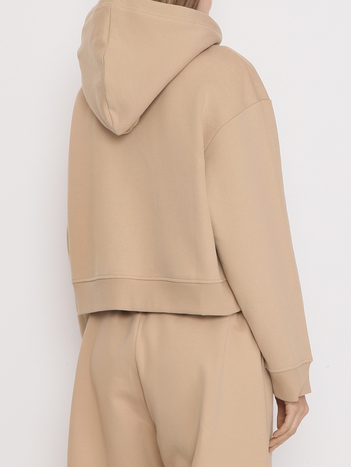 Укороченная толстовка Weekend Max Mara  –  МодельВерхНиз1  – Цвет:  Бежевый