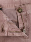 Вельветовые брюки прямого кроя Max Mara  –  Деталь