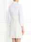 Платье-мини с кружевной юбкой Tara Jarmon  –  Модель Верх-Низ1