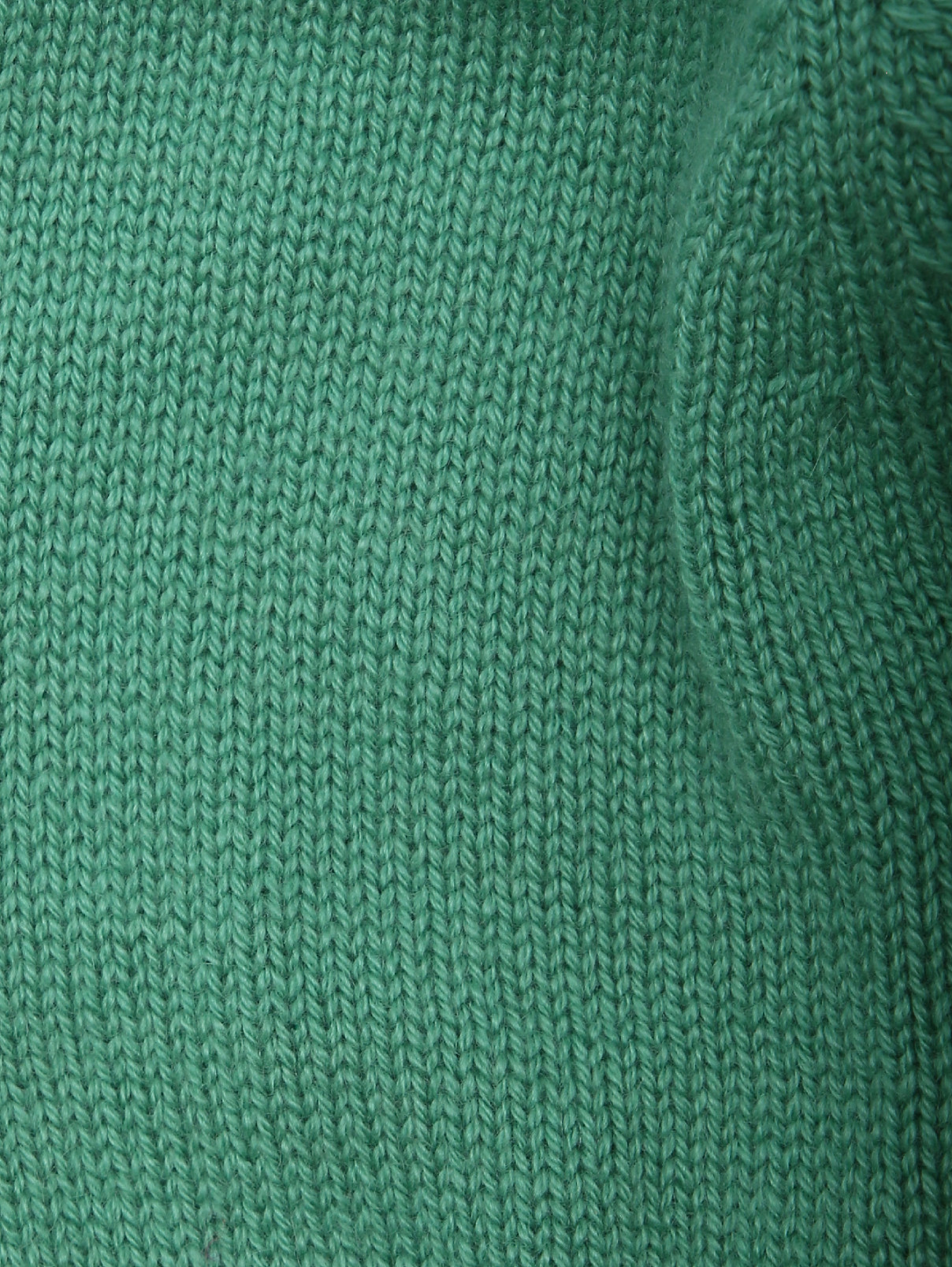Шапка из кашемира мелкой вязки Malo  –  Деталь1  – Цвет:  Зеленый