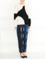 Джемпер из шерсти мелкой вязки с узором Moschino Boutique  –  Модель Общий вид