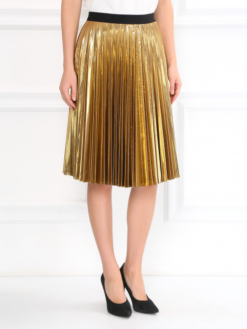 Юбка-гафре DKNY - Модель Верх-Низ