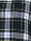 Блуза из ткани в клетку с оборками и декором стразами Moschino Boutique  –  Деталь1