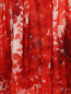 Платье-макси из шелка с цветочным узором и шлейфом Giambattista Valli  –  Деталь