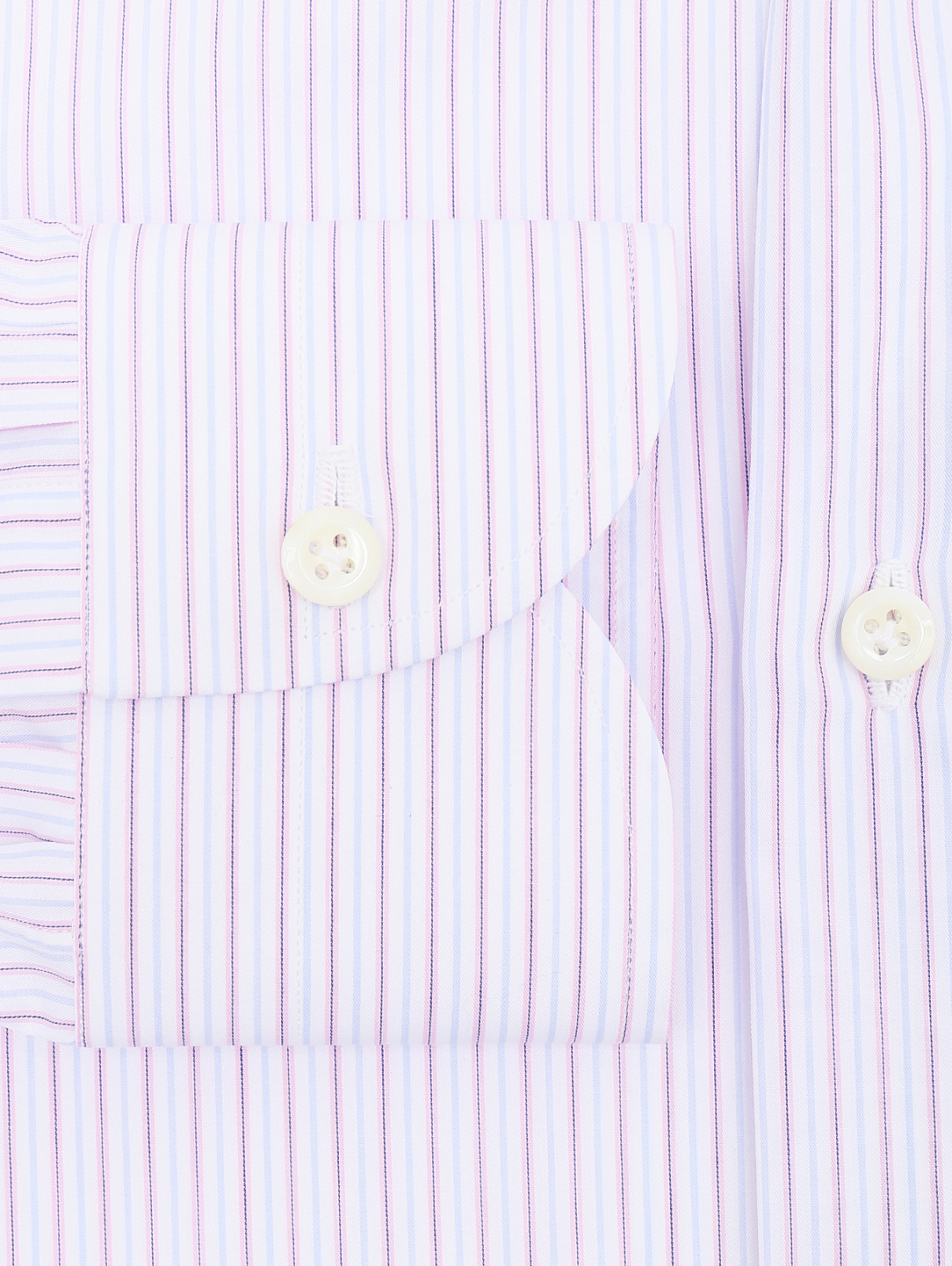 Рубашка из хлопка с узором Giampaolo  –  Деталь1  – Цвет:  Розовый