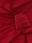 Платье-макси из шелка асимметричного кроя с драпировкой Alberta Ferretti  –  Деталь