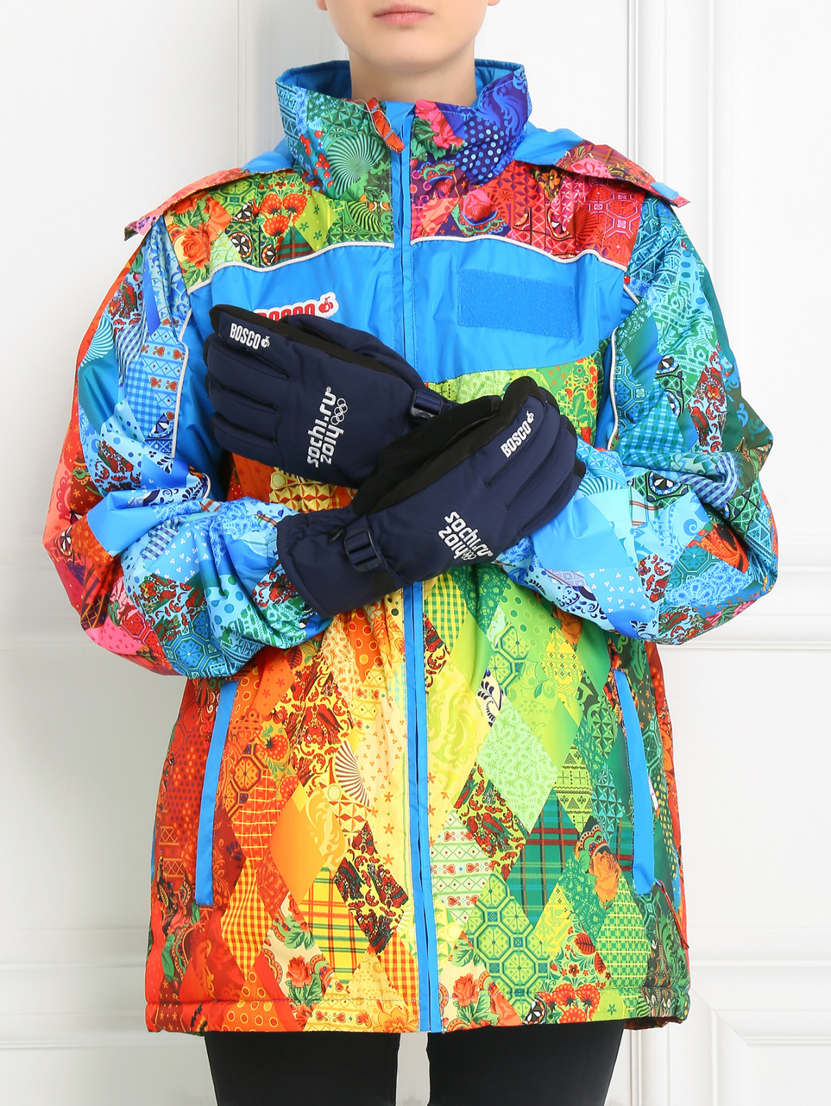 Перчатки утепленные Sochi 2014  –  Модель Общий вид  – Цвет:  Синий