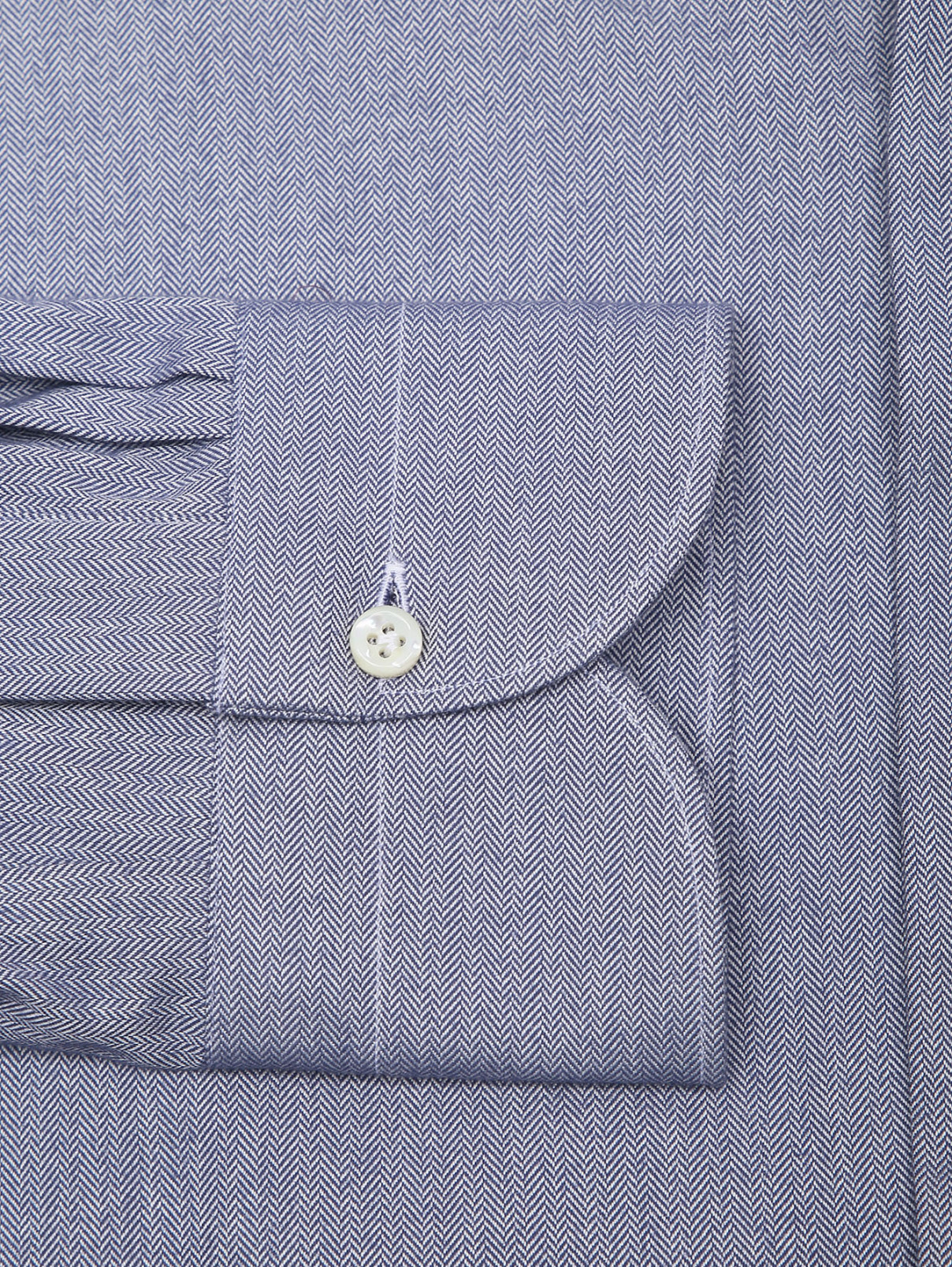 Рубашка из хлопка с узором Boglioli  –  Деталь1  – Цвет:  Синий