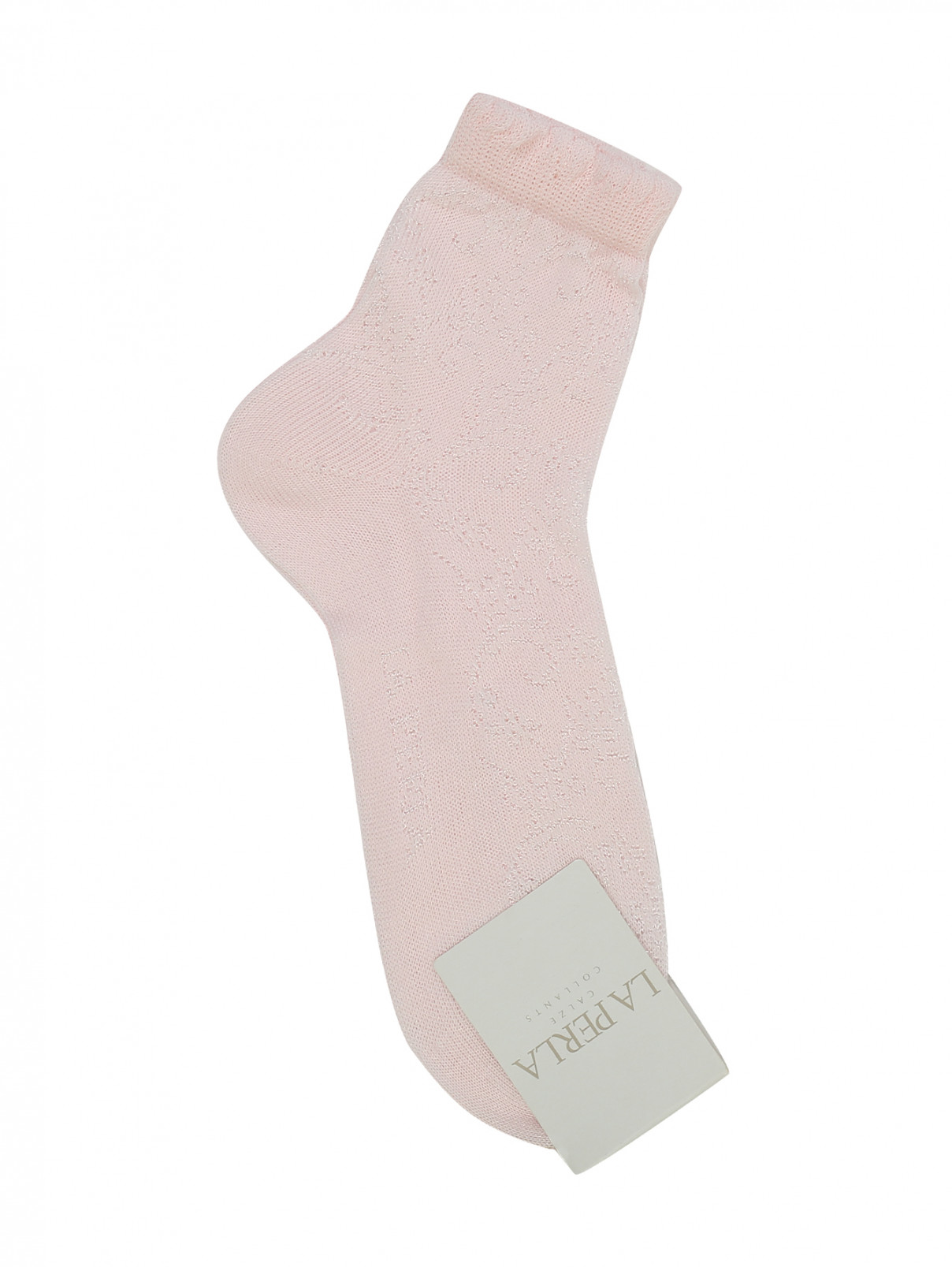 Носки из хлопка La Perla  –  Общий вид  – Цвет:  Розовый