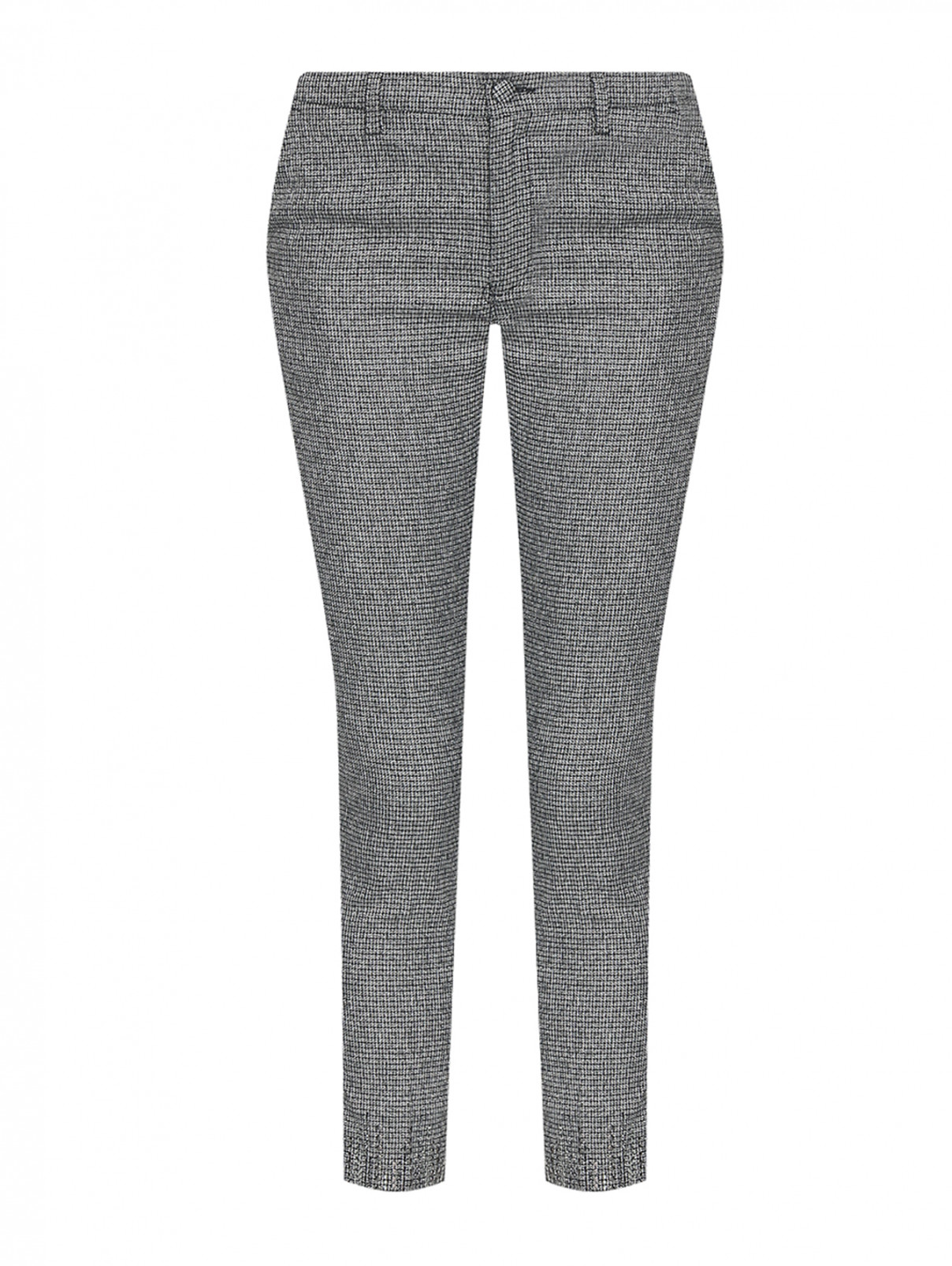 Укороченные брюки с узором Liu Jo  –  Общий вид  – Цвет:  Узор