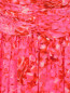 Юбка-макси из шелка с цветочным узором Giambattista Valli  –  Деталь