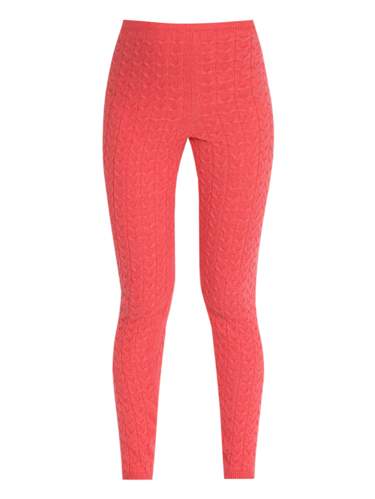Фактурные брюки из кашемира Tomax  –  Общий вид  – Цвет:  Оранжевый