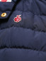 Пуховая стеганая куртка с контрастной отделкой BOSCO  –  Деталь