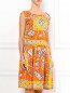 Платье с узором из шелка Moschino Cheap&Chic  –  Модель Верх-Низ