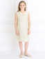 Платье из фактурной ткани с воротничком MiMiSol  –  Модель Общий вид