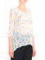 Блуза из шелка с цветочным узором Dondup  –  Модель Верх-Низ